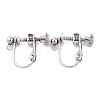 Non-Tarnish 316 Stainless Steel Clip-on Earring Findings LS-X-STAS-K274-09P-1