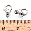 304 Stainless Steel Lobster Claw Clasps STAS-T065-10mm-34P-3