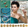 100Pcs 10 Styles Tibetan Style Alloy European Beads MPDL-PH0001-17-5