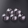 Transparent Handmade Blown Glass Globe Beads GLAA-T012-52E-1