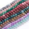 Crackle Glass Beads Strands CCG-L002-C-M-1