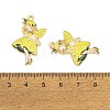 Rack Plating Alloy Enamel Pendants FIND-A040-08C-01G-3