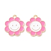 Alloy Enamel Pendants PALLOY-D015-07C-2