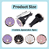 8Pcs 4 Colors Resin Car Air Vent Clips HJEW-OC00237-2