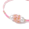 Adjustable Nylon Cord Braided Beads Bracelets BJEW-MZ00170-05-3