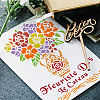 Plastic Drawing Painting Stencils Templates DIY-WH0396-451-4
