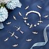 100Pcs Tibetan Style Alloy Heart with Wing Connector Charms TIBE-HY0001-02-5