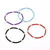 Glass Seed Beads Stretch Bracelets BJEW-JB06294-8