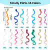 15Pcs 15 Colors Fashion Women's Hair Accessories PHAR-TA0001-13-3