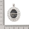 Natural Larvikite Pendants G-A226-03P-06-3