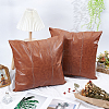 Square Imitation Leather Pillow Case AJEW-WH20006-406B-4