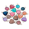 32Pcs 16 Styles 304 Stainless Steel Connector Charms STAS-TA0002-27-3