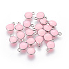 304 Stainless Steel Enamel Charms STAS-O122-D-07P-1