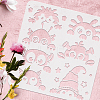 PET Hollow Out Drawing Painting Stencils DIY-WH0391-0353-3