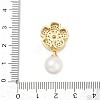 Brass Micro Pave Cubic Zirconia Pendants KK-H203-01G-3