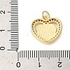 Brass Cubic Zirconia Pendants KK-K385-122G-3