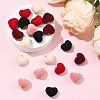 20Pcs 5 Colors Flocky Acrylic Pendants FIND-FS0004-95-4