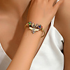 European Style Bees 201 Stainless Steel Charms Bangles LS-DW3223-1