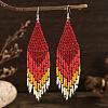 Bohemian Style Tassel Dangle Earrings NQ5102-1