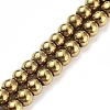 Synthetic Magnetic Hematite Beads Strands G-P545-K01-01B-1