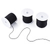 3 Rolls 3 Styles Round Nylon Braided Cord NWIR-TADJ0001-03D-2