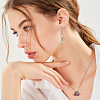90Pcs 15 Colors Transparent Electroplate Glass Pendants PALLOY-FH00173-6