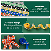 6 Rolls 6 Colors Polyester Volleyball Printed Grosgrain Ribbon OCOR-HY0002-25-3