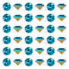 1 Bag Pointed Back Glass Rhinestone Cabochons RGLA-TADJ0001-01A-04-1