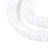 AB Color Plated Opaque Glass Beads Strands GLAA-T026-3x6mm-P10-3