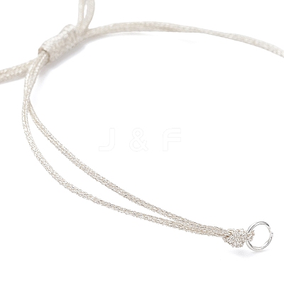Polyester Cord Braided Bracelet Making AJEW-JB01377-01-1