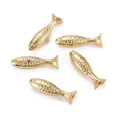 Brass Beads KK-C223-13G-1