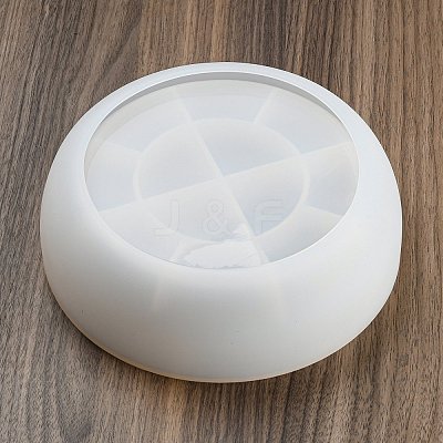 Round Shape DIY Candle Cups Silicone Molds DIY-E072-01-1
