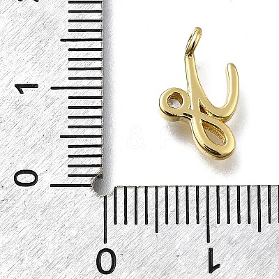 Brass Micro Pave Cubic Zirconia Pendants KK-B132-12G-Y-1