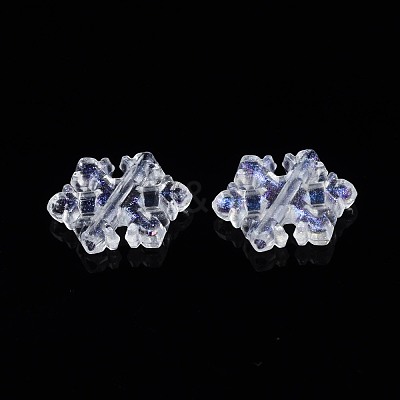 Transparent Acrylic Beads X-OACR-N008-101-1