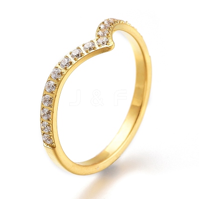 304 Stainless Steel Finger Rings RJEW-F110-06G-1