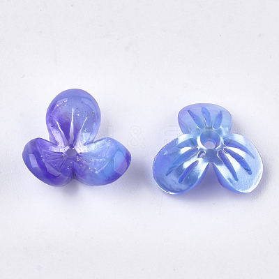 Cellulose Acetate(Resin) Bead Caps KK-S161-04F-1