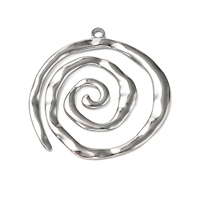 304 Stainless Steel Pendants STAS-P395-05P-1