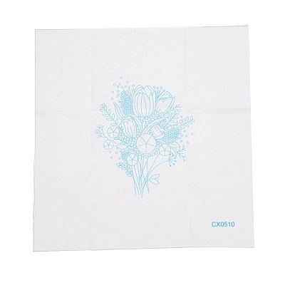 DIY Bouquet Pattern Embroidery Kit DIY-O021-16-1
