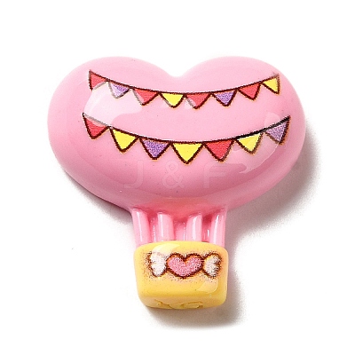 Valentine's Day Theme Opaque Resin Decoden Cabochons RESI-G092-01G-1