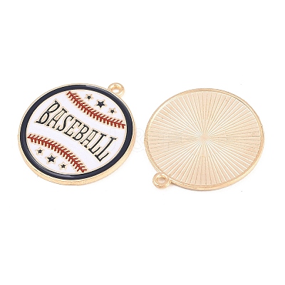 Sport Alloy Enamel Pendants ENAM-C035-01E-1