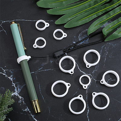 60Pcs 2 Style Silicone Pendant SIL-GF0001-43C-1