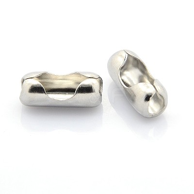 Tarnish Resistant Stainless Steel Ball Chain Connectors STAS-L018H-P-1