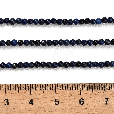 Dyed Natural Lapis Lazuli Beads Strands G-H317-A01-1