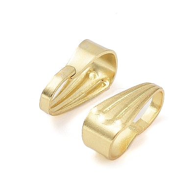 304 Stainless Steel Snap on Bails STAS-O083-01G-1