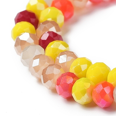 Glass Beads Strands X-EGLA-A034-M4mm-01-1