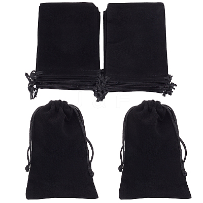 20Pcs Rectangle Velvet Drawstring Pouches TP-BBC0001-03A-02-1