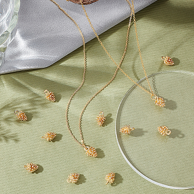 20Pcs Brass Charms KK-DC0002-28-1