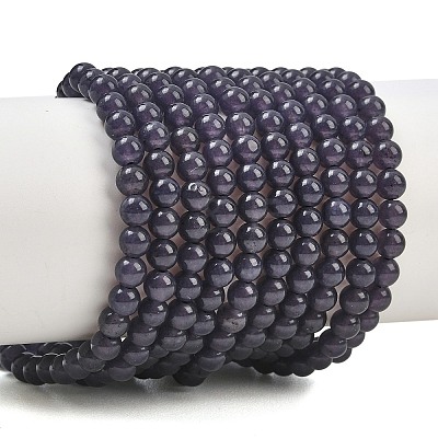 Natural Dyed White Jade Beads Strands GG-CBAEB22-B01-4mm-03-1