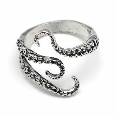 Adjustable Alloy Cuff Finger Rings RJEW-S038-012-1