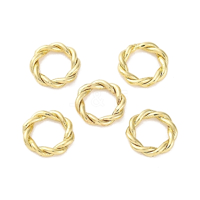 Brass Linking Rings KK-U042-01G-02-1